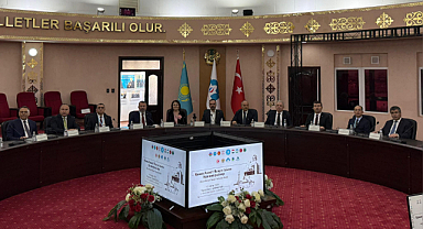 Rektör Gürel, Ahmet Yesevi Üniversitesi Senato Toplantısı’na Katıldı