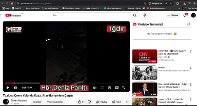 Tuzluca Çevre Yolunda Kaza: Araç Bariyerlere Çarptı