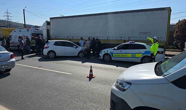 Zonguldak'ta trafik kazası 1 yaralı