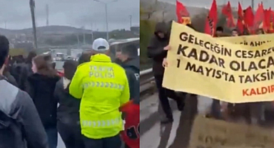 15 Temmuz Köprüsü'ne çıkan eylemciler gözaltına alındı