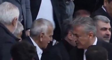 Ahmet Türk, yerine atanan kayyumla yan yana maç izledi