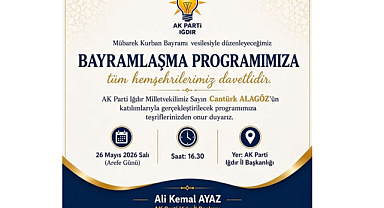 AK Parti’de Bayramlaşma 16.30’da