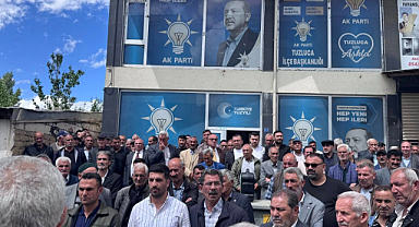AK Parti Iğdır Teşkilatı Tuzluca’daki Bayramlaşma Programında Vatandaşlarla Buluştu