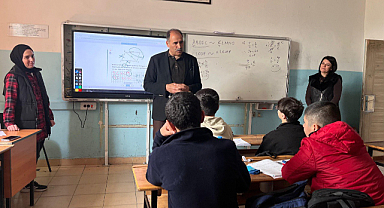 Aziz Gün’den Hafta Sonu Okul Denetimi