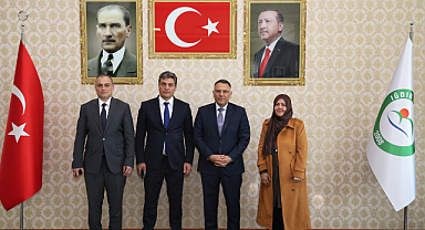 Bayat’tan Rektör Gürel’e Tarım ve İş Birliği Ziyareti