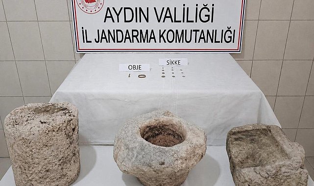 Bozdoğan'da tarihi eser operasyonu