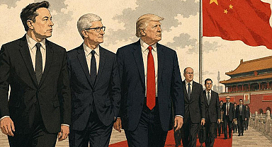 Çin semalarına Trumpla birlikte gidiyorlar
