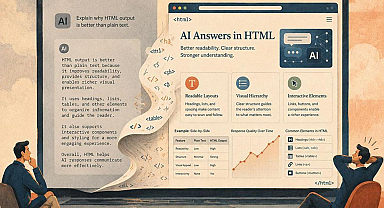Düz Metin Yetmez, HTML Gerekir