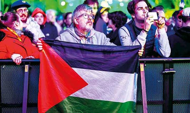 Eurovision'da İsrail protestosu: Soykırımı durdurun