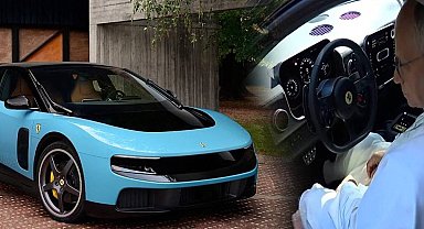 Ferrari'nin elektrikli süper aracını ilk deneyen Papa 14. Leo oldu