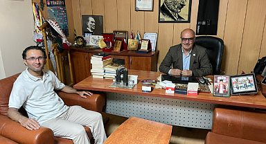 Gazeteci Burhan Akyıldırım’ın oğlu Doç. Dr. Onur Akyıldırım’dan bayram ziyareti