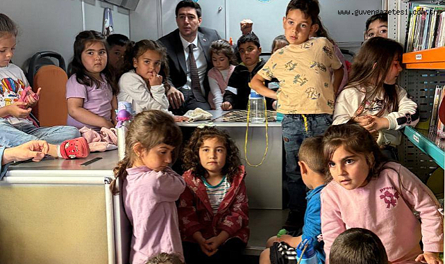 Gezici Kütüphane Karakoyunlu Anaokulu Öğrencileriyle Buluştu