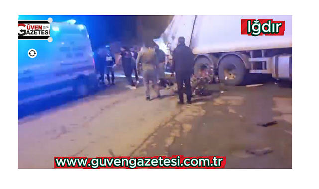 Iğdır'da Çöp Kamyonu ile Motosiklet Çarpıştı: 1 Yaralı