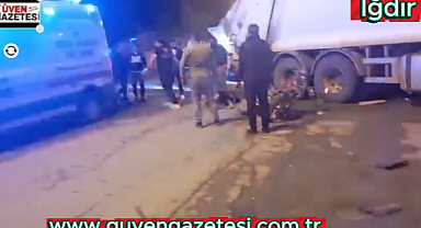 Iğdır'da Çöp Kamyonu ile Motosiklet Çarpıştı: 1 Yaralı