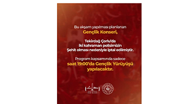 Iğdır’da Gençlik Konseri İptal Edildi
