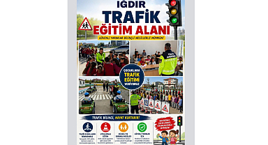 Iğdır’da Miniklere Trafik Eğitimi: 3420 Öğrenci Parkta Uygulamalı Öğreniyor