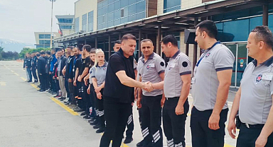 Iğdır Şehit Bülent Aydın Havalimanı’nda Bayramlaşma Programı Düzenlendi
