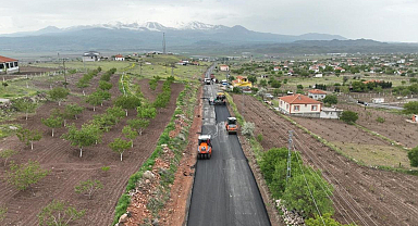 İncesuda 2,4 kilometrelik asfalt çalışması