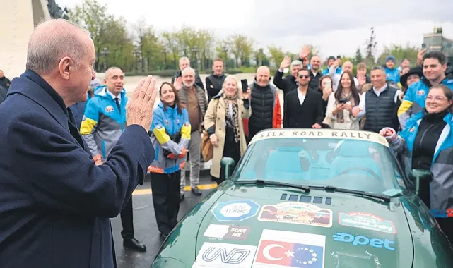 İpek Yolu Rallisi sporcuları Külliye'den uğurlandı