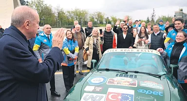 İpek Yolu Rallisi sporcuları Külliye'den uğurlandı