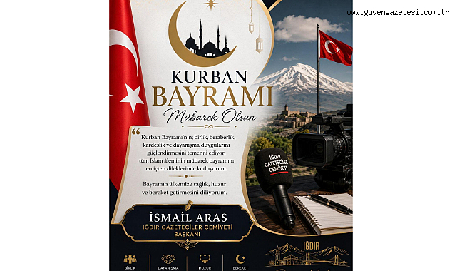 İsmail Aras’tan Kurban Bayramı Mesajı