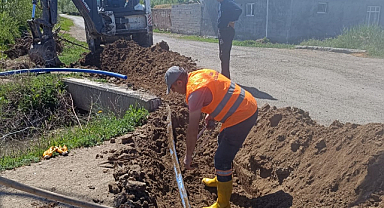 Köylerde İçme Suyu Arızaları Giderildi