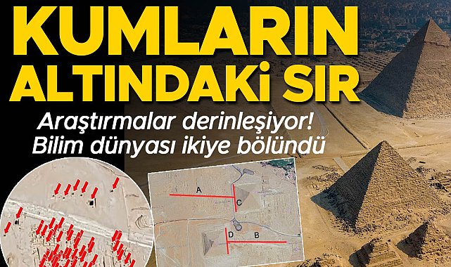 Kumların altındaki sır! Piramitlerdeki gelişme bilim dünyasını ikiye böldü… Bu kez farklı olan nedir?