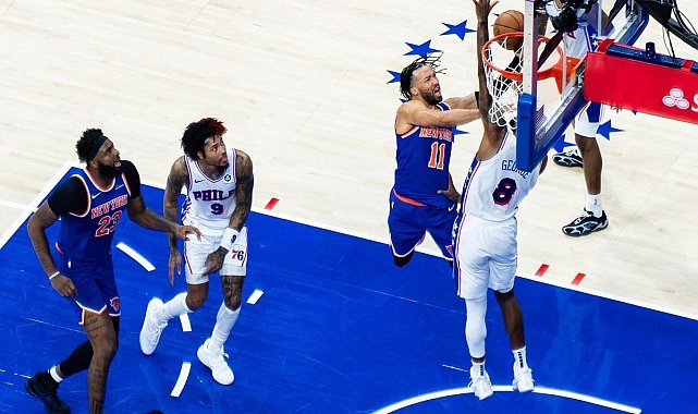 NBA Doğu Konferansı yarı finalinde Knicks, 76ers serisini maç vermeden kazandı