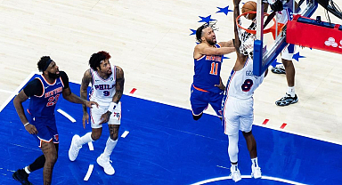 NBA Doğu Konferansı yarı finalinde Knicks, 76ers serisini maç vermeden kazandı