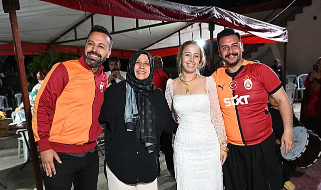 Osmaniye'de düğünde Galatasaray'ın şampiyonluk coşkusu yaşandı