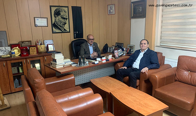 Prof. Dr. Turgut Anuk’tan Güven Gazetesi’ne Ziyaret