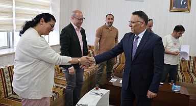 Rektör Gürel'den DAKAF26 Ekibine Teşekkür Belgesi