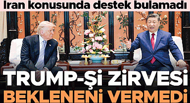 Trump-Şi zirvesi bekleneni vermedi