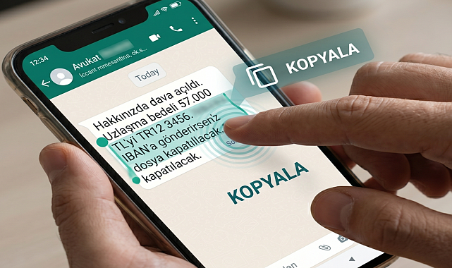WhatsApp'tan gelen IBAN'ı kopyalayıp para gönderenler yandı