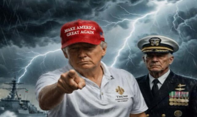 Yeni saldırı hazırlığı başladı: Trump'tan İran'a afişli tehdit