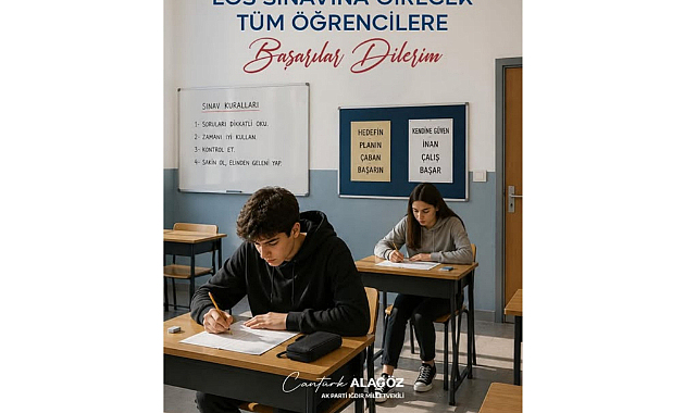 Alagöz'den LGS'ye Giren Öğrencilere Başarı Mesajı