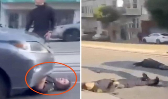 Hırsız polis kovalamacasına dalan araç hepsini ezdi