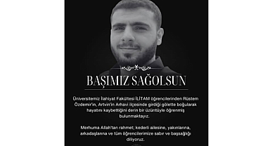 Iğdır Üniversitesi’nden Vefat Eden Öğrencisi İçin Başsağlığı Mesajı