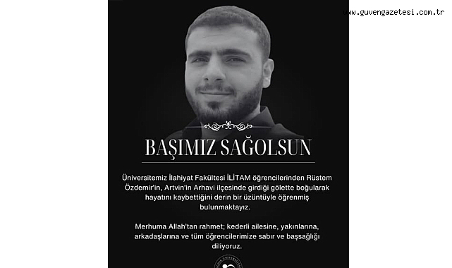 Iğdır Üniversitesi'nden Vefat Eden Öğrencisi İçin Başsağlığı Mesajı