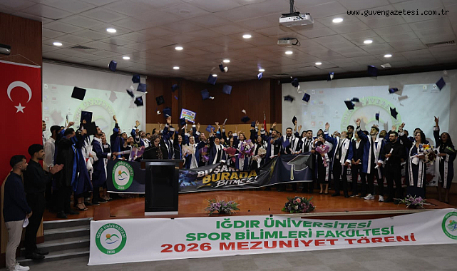 Iğdır Üniversitesi Spor Bilimleri Fakültesinde Mezuniyet Coşkusu