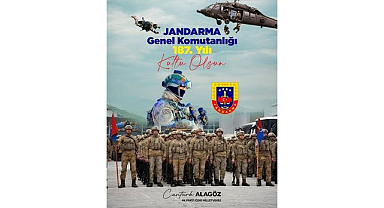 Milletvekili Cantürk Alagöz’den Jandarma Teşkilatı’nın Kuruluş Yıl Dönümü Mesajı