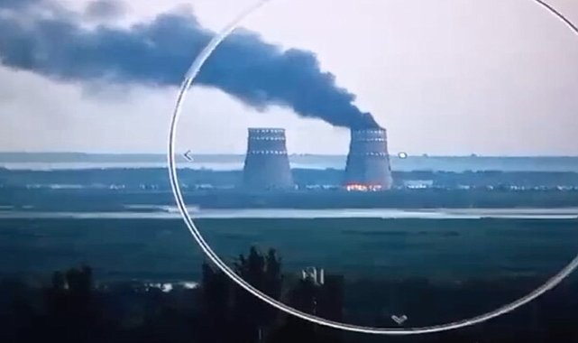 Zaporijya nükleer güç santrali vuruldu