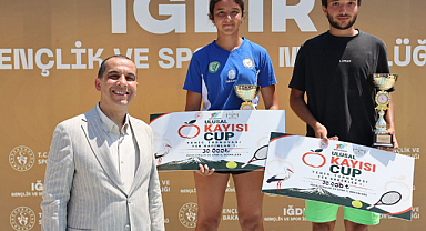 Iğdır'da 6. Kayısı Cup Tenis Turnuvası Tamamlandı