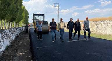 Mollakamer Köyü Yolunda 5 Kilometrelik BSK Asfalt Çalışması Devam Ediyor