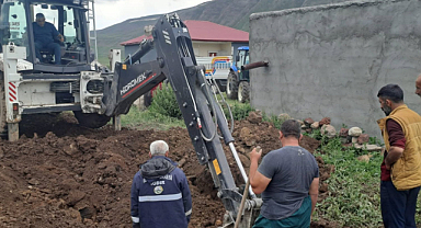 Sinekler Köyü'nde Ana Su Hattı Arızası Giderildi
