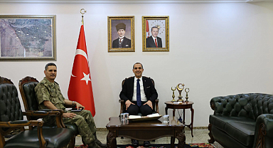Tuğgeneral Şenol’dan Valiliğe Nezaket Ziyareti