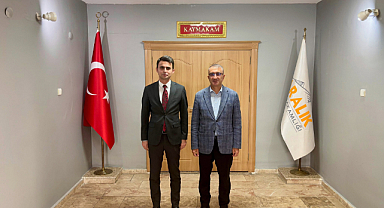 Adalet Komisyonu Başkanı Ali Öztürk’ten Kaymakam Kurdu’ya Ziyaret