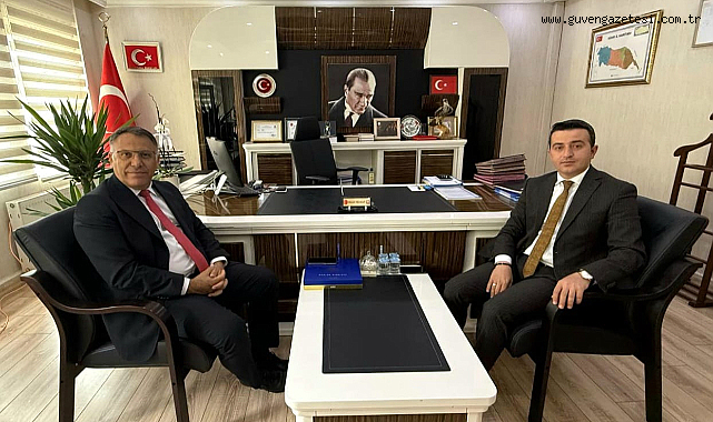 Rektör Gürel'den Vali Yardımcısı Yılmaz'a Hayırlı Olsun Ziyareti
