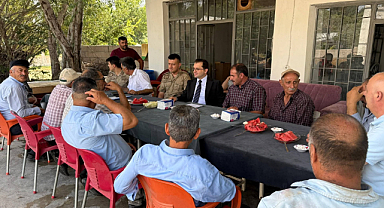 Karakoyunlu Kaymakamı İlhan Kayaş’tan Taşburun ve Cennetabat Köylerine Saha Ziyareti