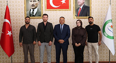 Beyazay Derneği Iğdır Şubesinden Rektör Gürel’e Ziyaret